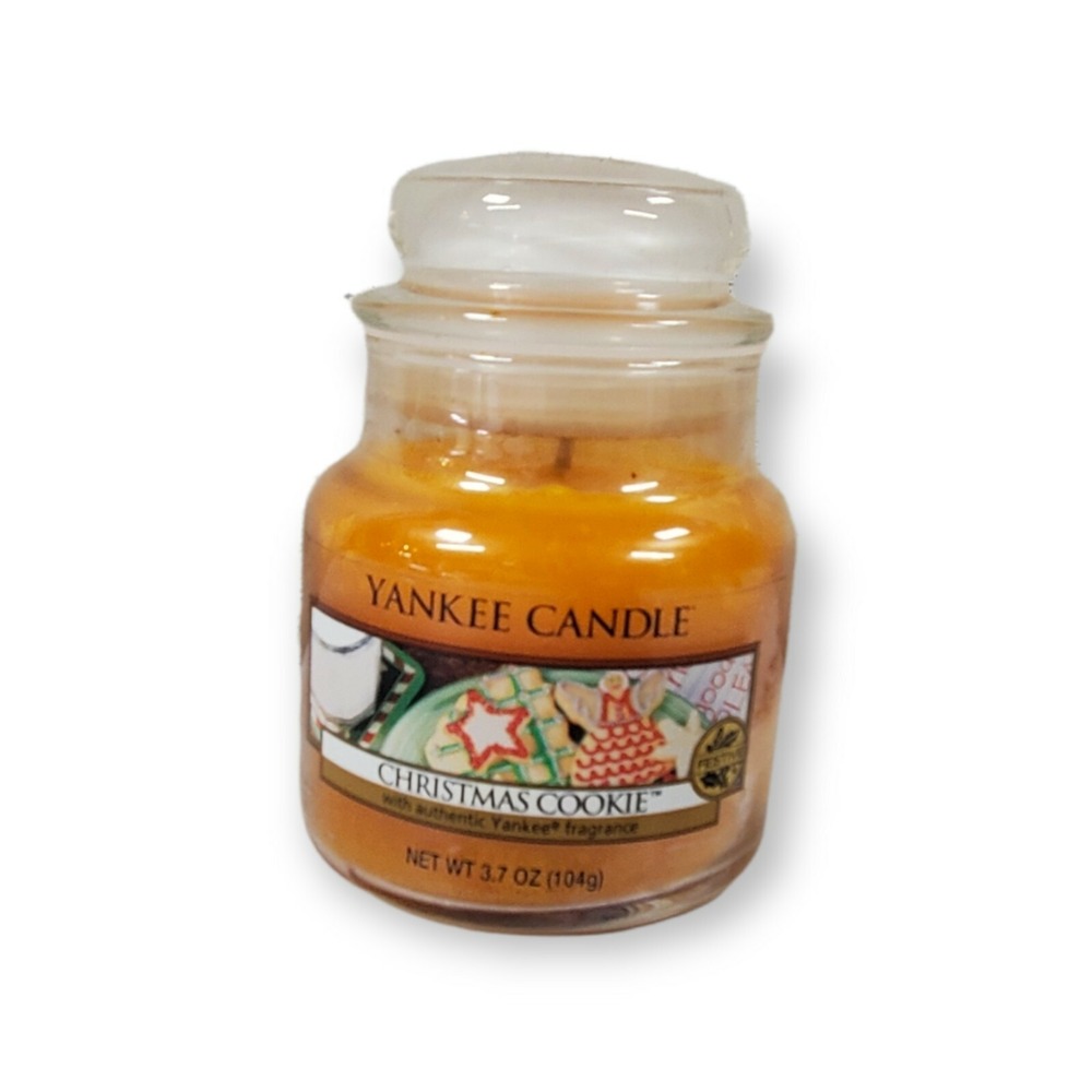 Yankee Candle Christmas Cookie 3.7 Oz Small Jar Candle Festive Collection